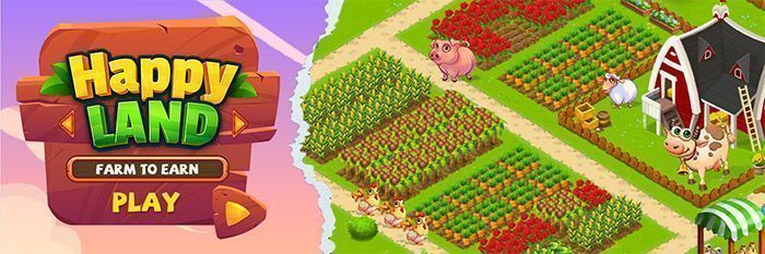 Happy Land (HPL Token): Game NFT nông trại vui vẻ mới, dễ chơi với đồ họa siêu dễ thương mo hinh kiem tien happy land