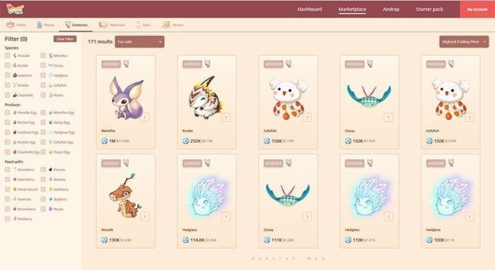 nft marketplace kawaii islands