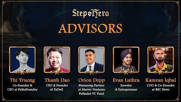 Step Hero (HERO): Game thẻ bài NFT nhập vai trên hệ Polygon và BSC step hero advisors