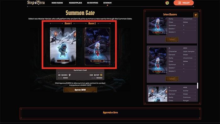 Step Hero (HERO): Game thẻ bài NFT nhập vai trên hệ Polygon và BSC triệu hồi anh hùng step hero