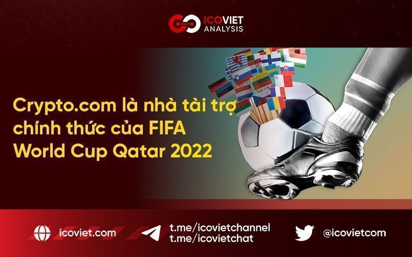 Crypto.com là nhà tài trợ chính thức của FIFA World Cup Qatar 2022