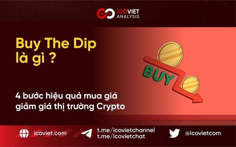 Buy The Dip là gì? 4 bước để mua giá giảm của thị trường tiền điện tử hiệu quả