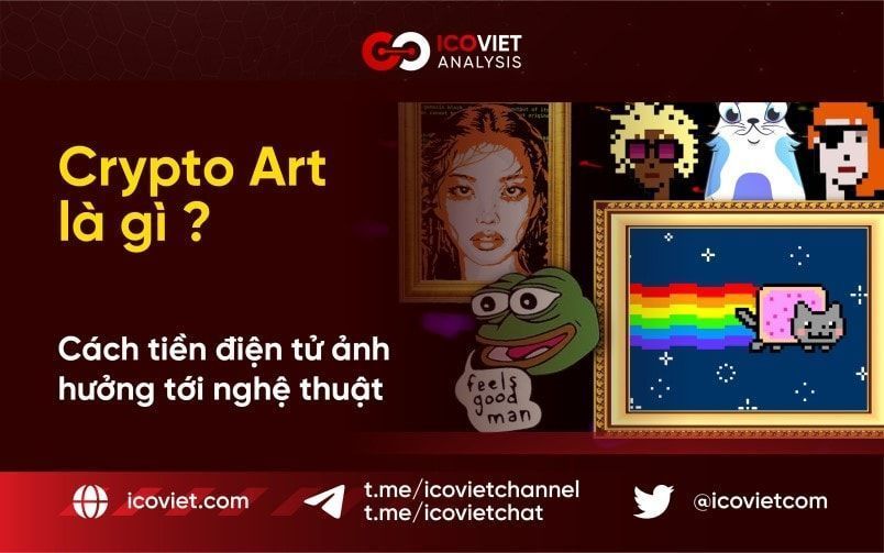 Crypto Art là gì? Tổng hợp các loại nghệ thuật Blockchain khác nhau