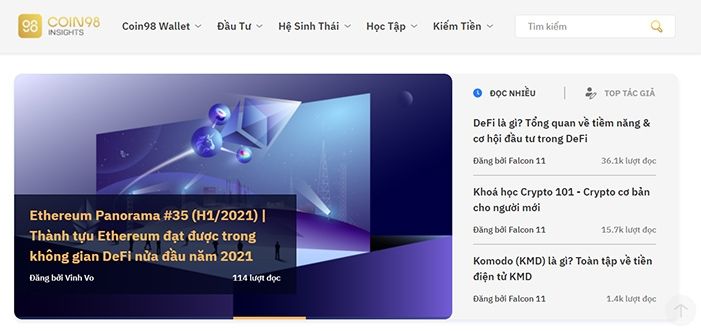 nguon thong tin crypto tu coin98 insights