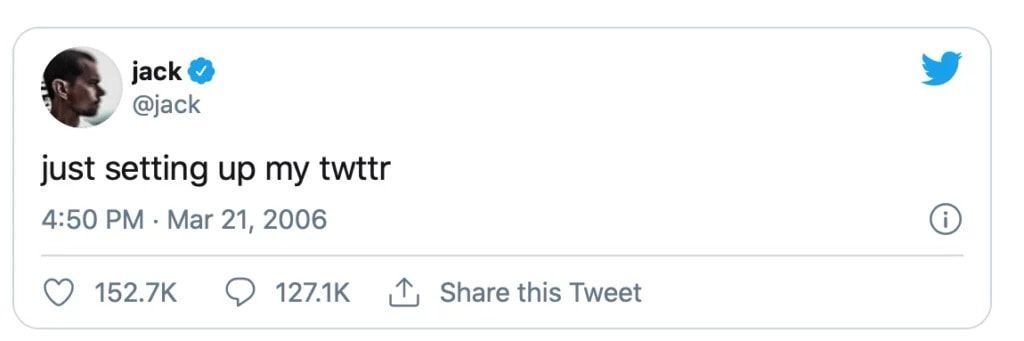 Social Token là gì? Tất cả thông tin về xu hướng token mới của thị trường crypto Tweet đầu tiên của Jack Dorsey