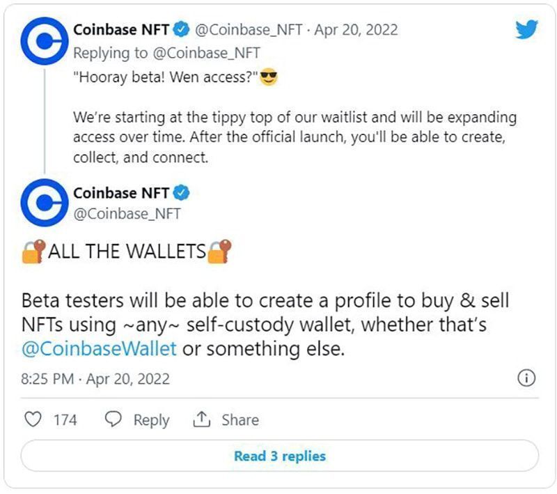 Coinbase ra mắt Beta NFT Marketplace