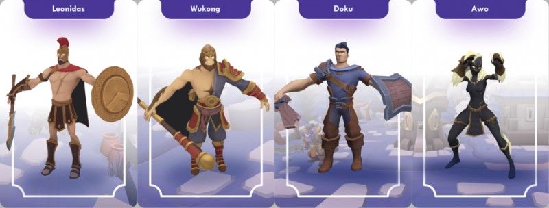 Legends of Mitra heros