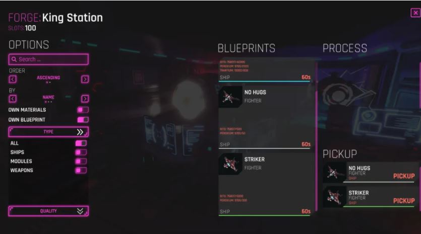 Space Misfits forge king station