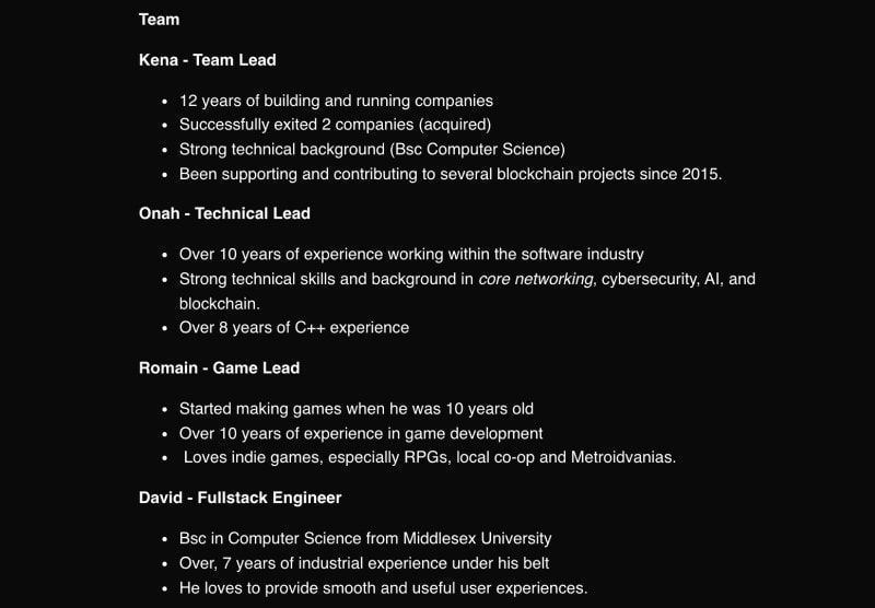 legends of mitra team