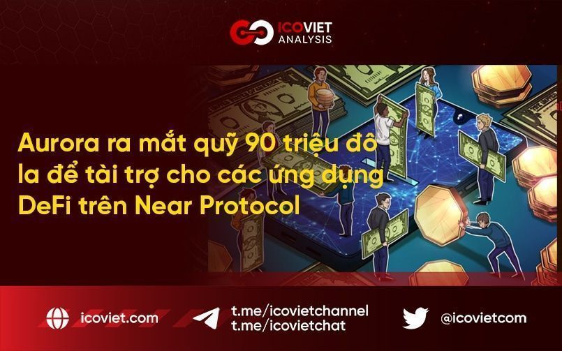 Aurora ra mắt quỹ 90 triệu đô la để tài trợ cho các ứng dụng DeFi trên Near Protocol