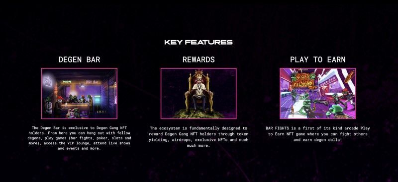 Degen Gang Degen Gang Features