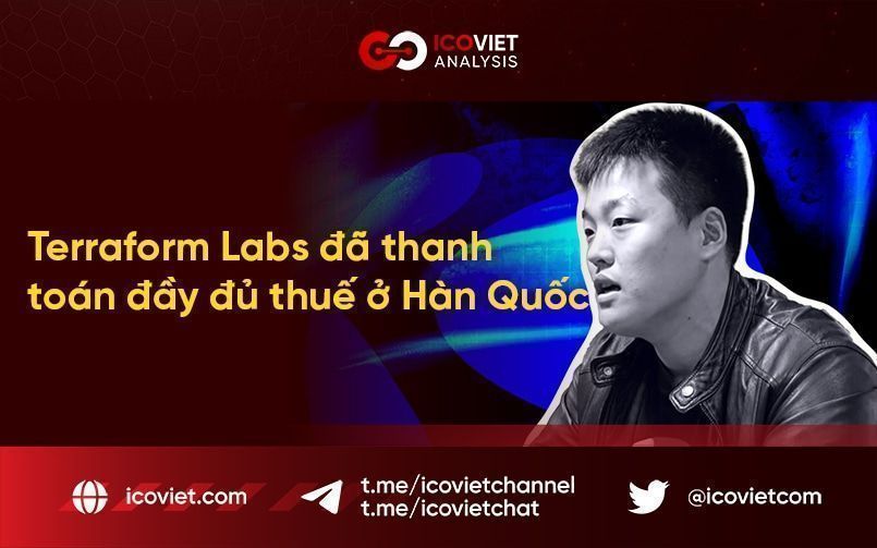 Terraform Labs đã thanh toán đầy đủ thuế ở Hàn Quốc