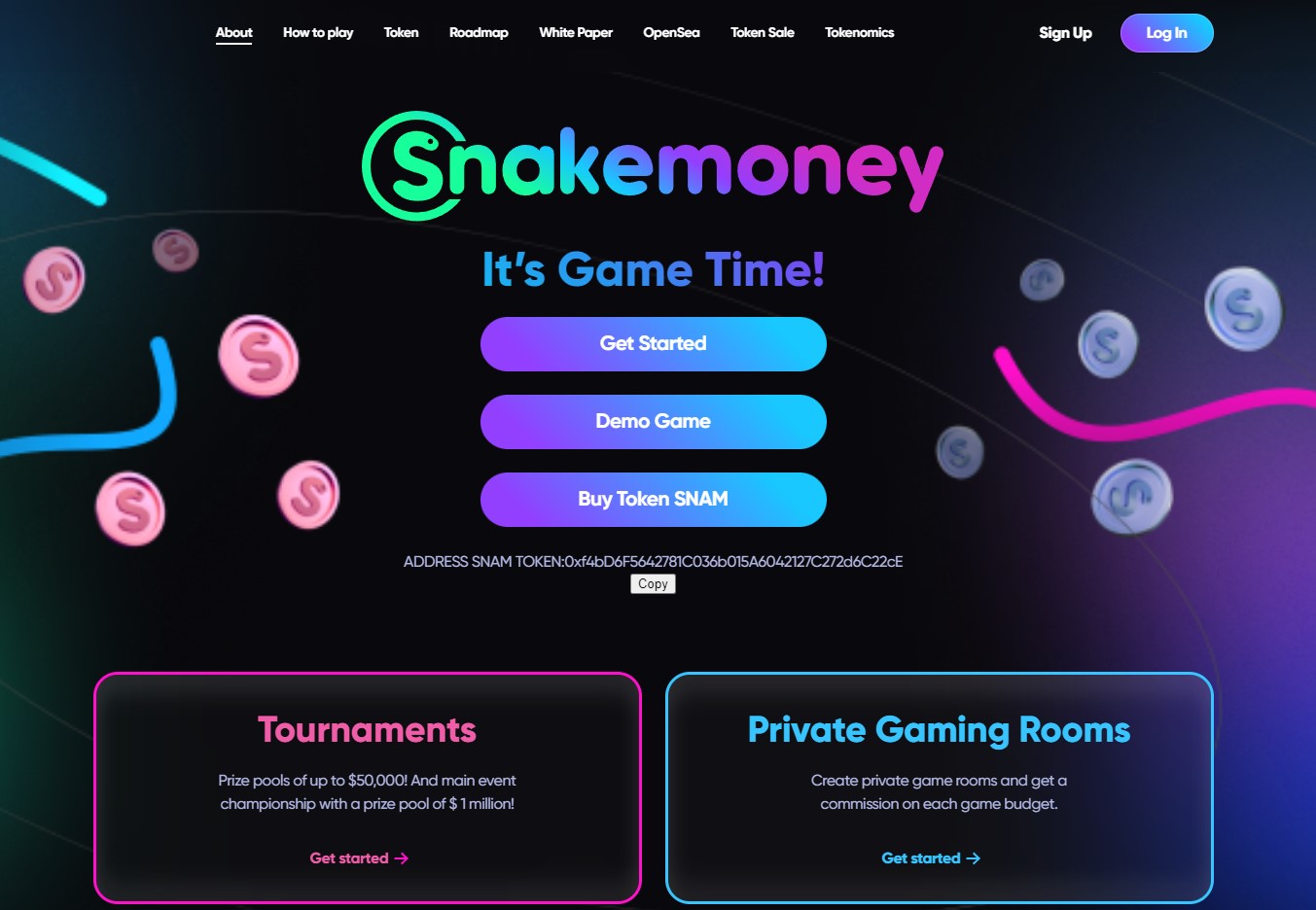 SnakeMoney SnakeMoney là gì SNAM coin