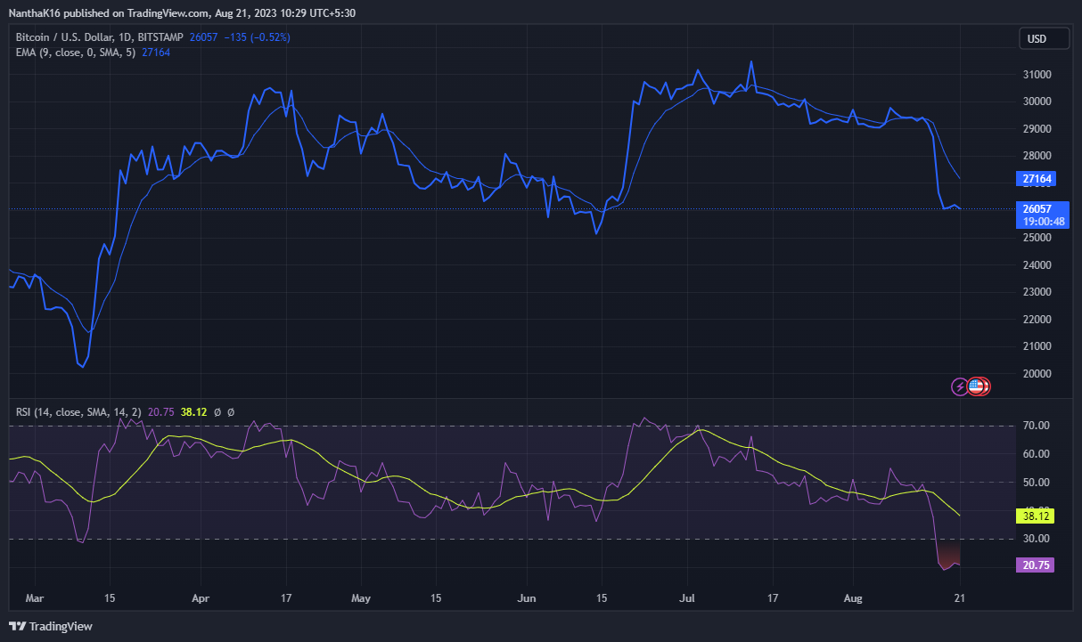 Khung Giá Bitcoin 24h | TradingView