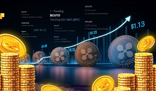 XRP & Cutoshi: Ripple tái hiện đà tăng ATH, nhưng $CUTO hứa hẹn lợi nhuận gấp 100 lần